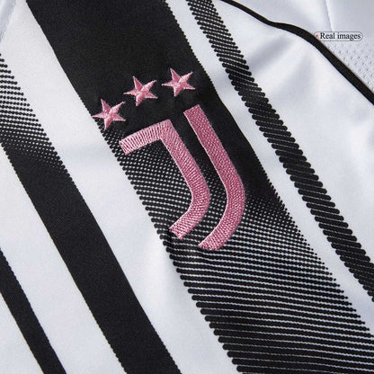 Juventus Domicile Maillot Kit 2025/26 Enfant Noir&Blanc