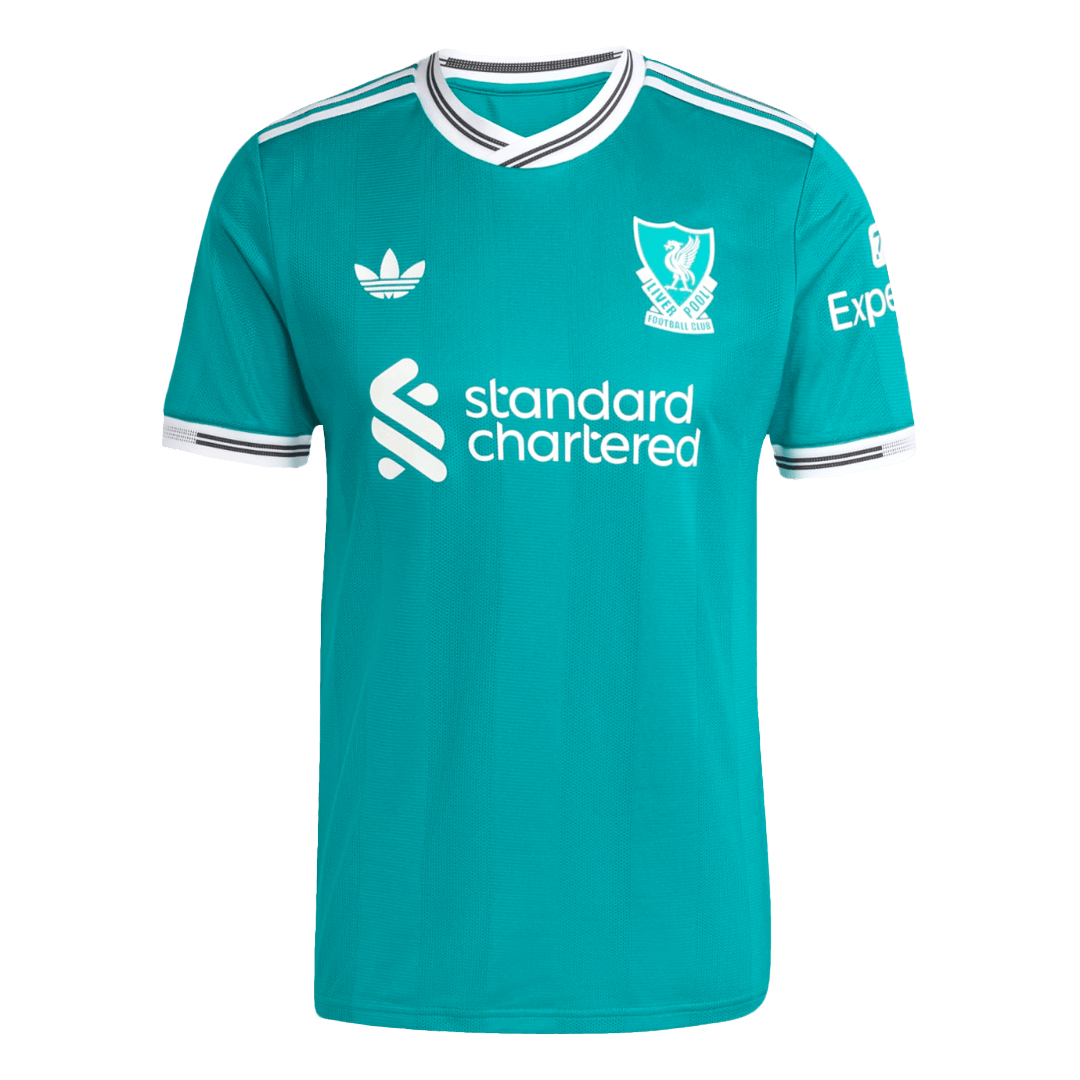 Liverpool Third Maillot 2025/26 Vert Joueur