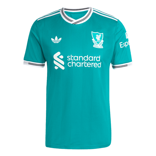 Liverpool Third Maillot 2025/26 Vert Joueur
