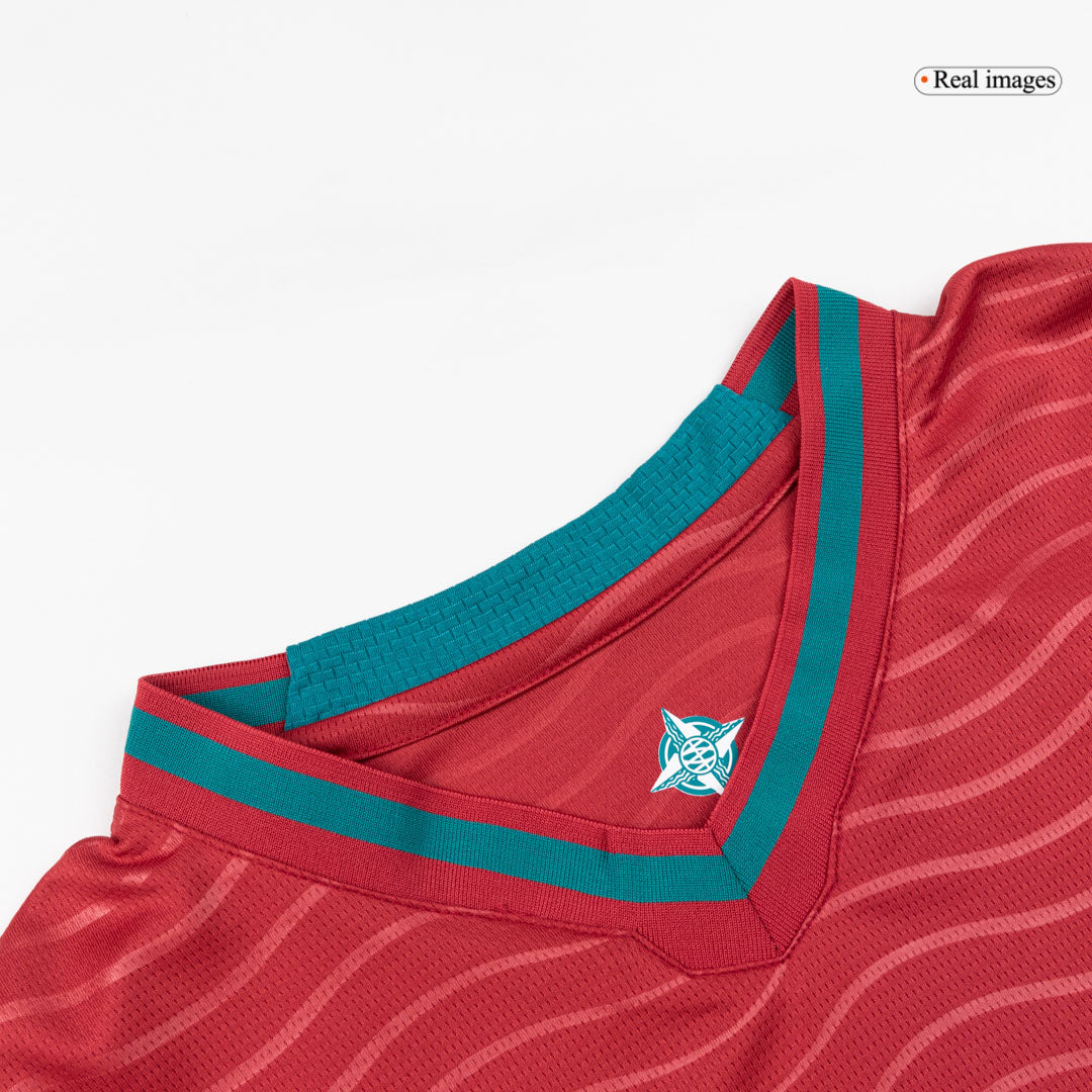Portugal Domicile Maillot Manches Longues 2026 Rouge