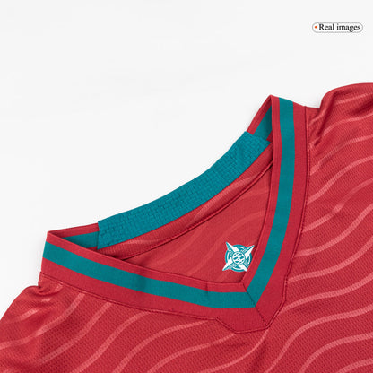 Portugal Domicile Maillot Manches Longues 2026 Rouge