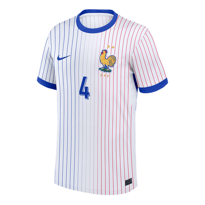 UPAMECANO #4 France Extérieur Maillot 2024 Blanc