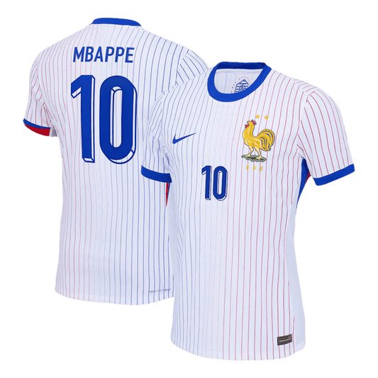 MBAPPE #10 France Extérieur Maillot 2024 Blanc Joueur