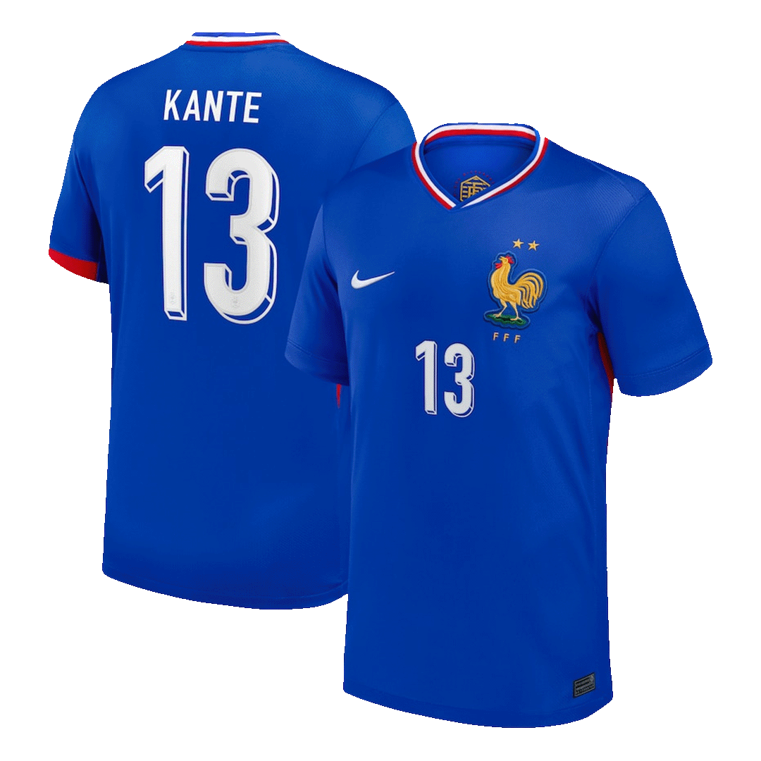 KANTE #13 France Domicile Maillot 2024 Bleu