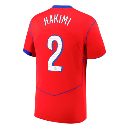 HAKIMI #2 Les Parisiens Third Maillot 2025/26 Rouge