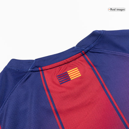 Men Barcelone Domicile Maillot Kit 2025/26 Rouge&Bleu - Super