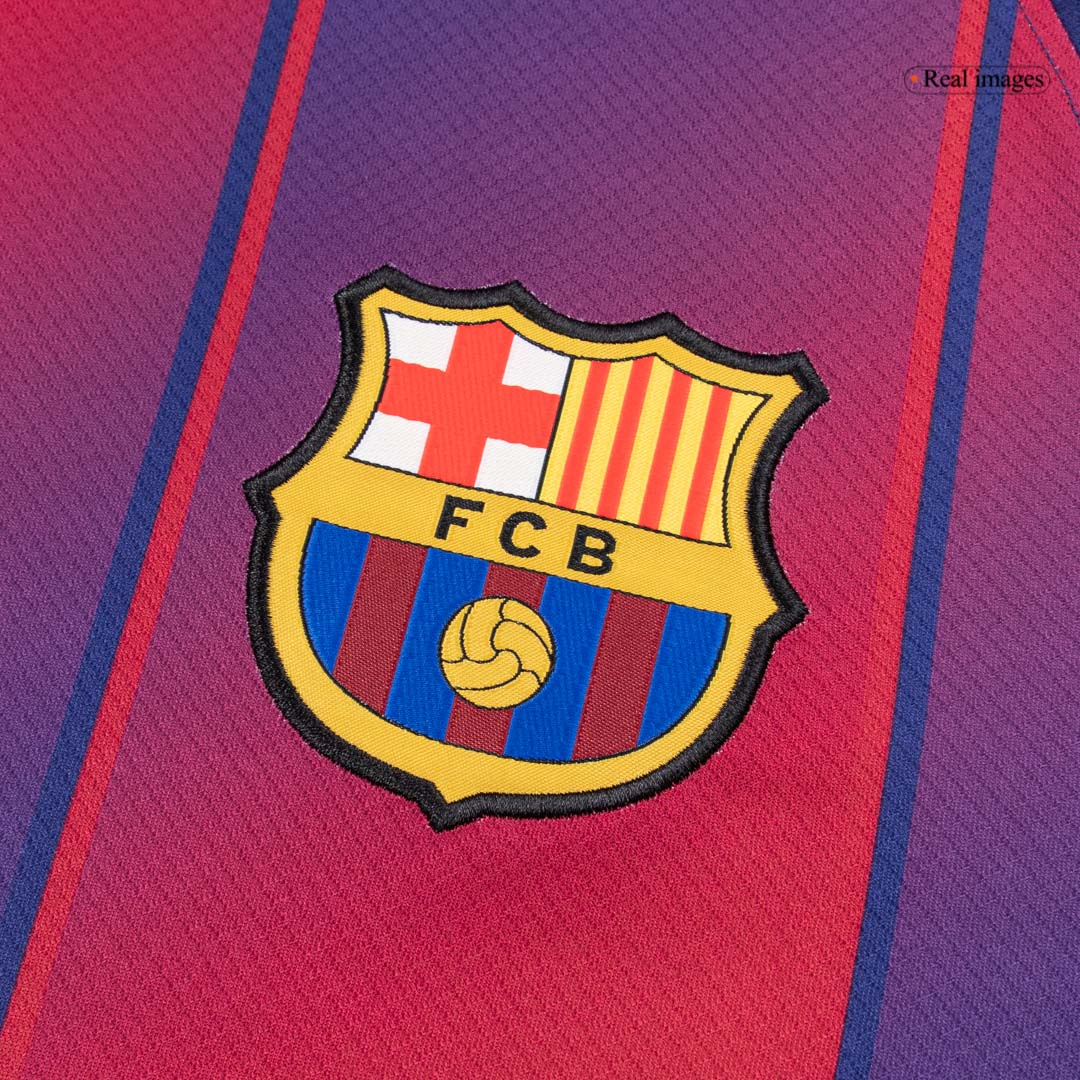 Barcelone Domicile Maillot 2025/26 Rouge&Bleu - Super