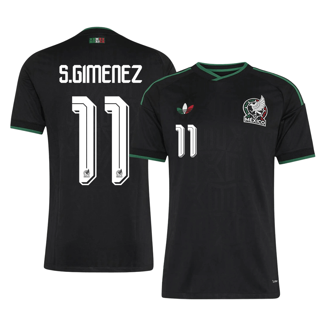 S.GIMENEZ #11 Mexique Third Maillot 2026 Noir Joueur