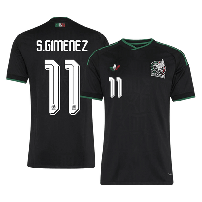 S.GIMENEZ #11 Mexique Third Maillot 2026 Noir Joueur