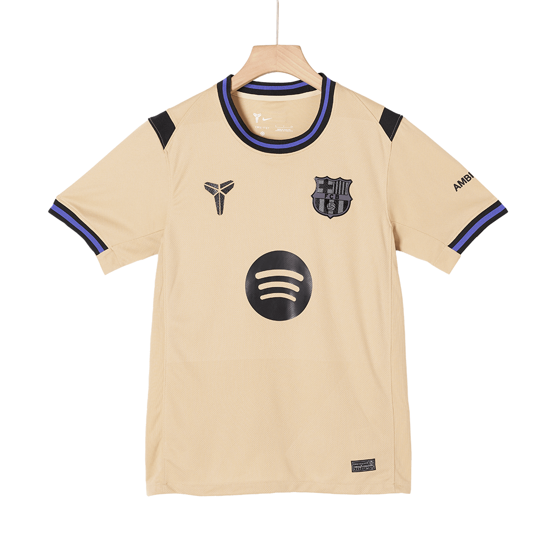 Barcelone Extérieur Maillot 2025/26 Jaune