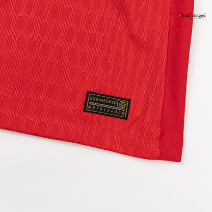 Les Parisiens Third Maillot 2025/26 Rouge Joueur Grande Taille