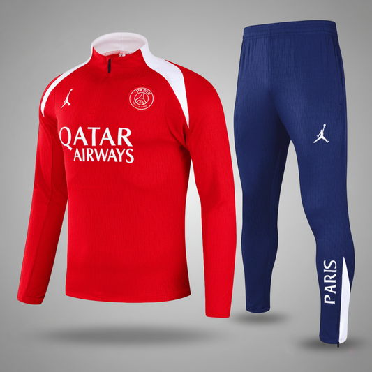 Les Parisiens Sweatshirt Kit 2025/26 Enfant Rouge