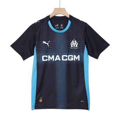 Olympique de Marseille Extérieur Maillot 2025/26 Bleu marine Grande Taille