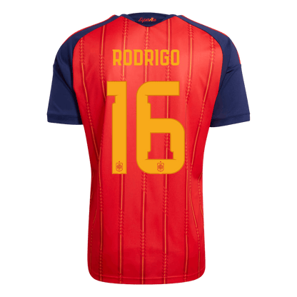 RODRIGO #16 Espagne Domicile Maillot 2026 Rouge - Super