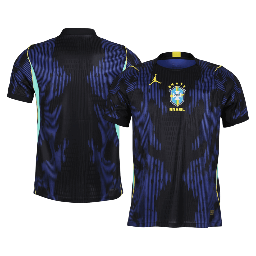Brésil Extérieur Maillot 2026 Bleu marine Joueur