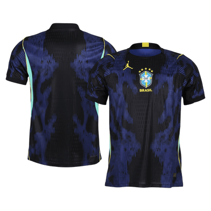 Brésil Extérieur Maillot 2026 Bleu marine Joueur