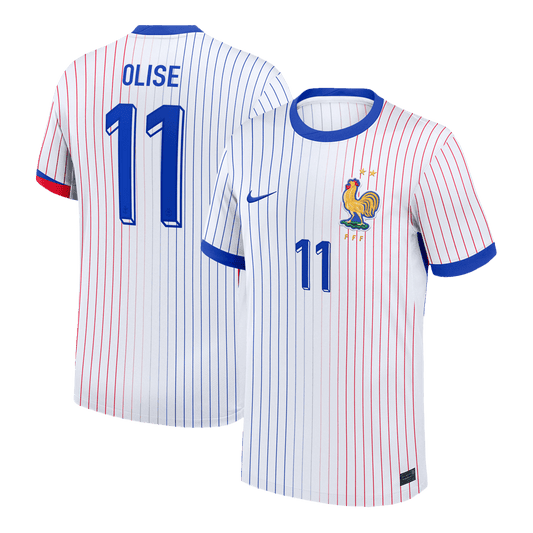 OLISE #11 France Extérieur Maillot 2024 Blanc