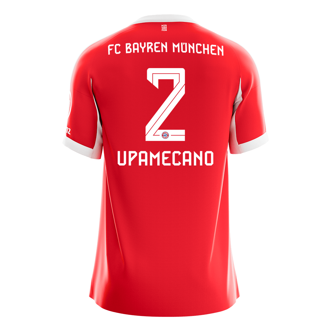 UPAMECANO #2 Bayern Munich Domicile Maillot 2025/26 Rouge - Super