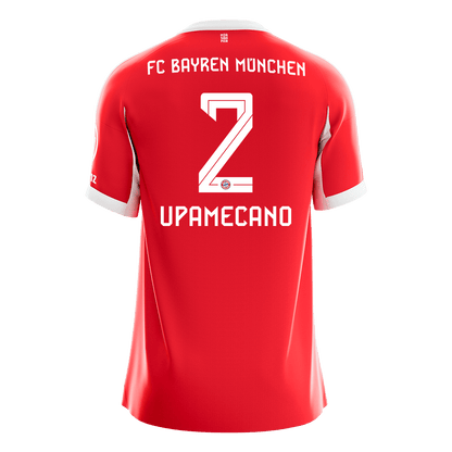 UPAMECANO #2 Bayern Munich Domicile Maillot 2025/26 Rouge - Super