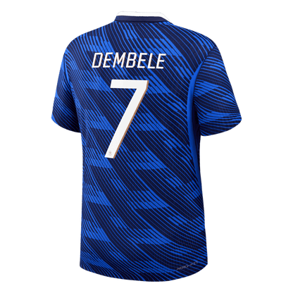 DEMBELE #7 France Domicile Maillot 2026 Bleu Joueur