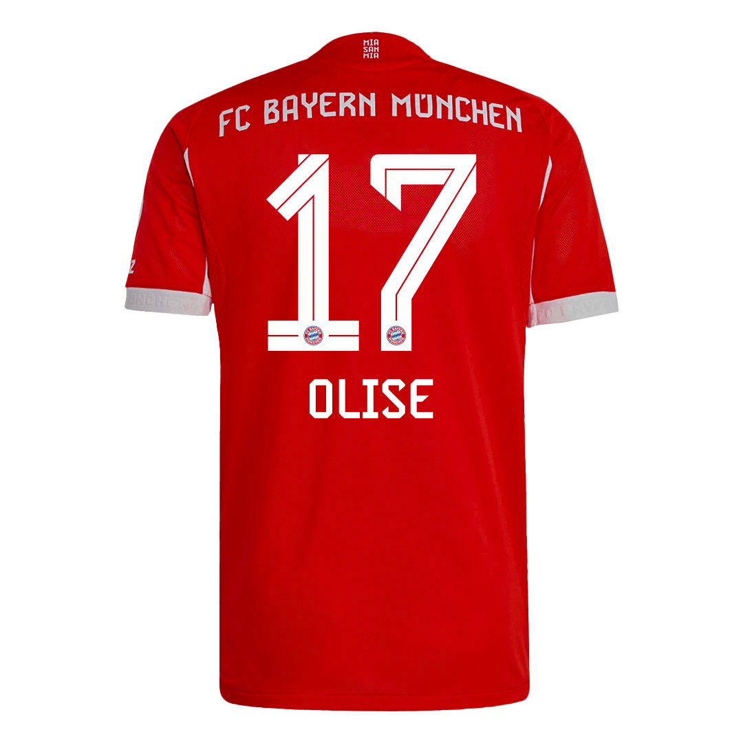 OLISE #17 Bayern Munich Domicile Maillot 2025/26 Rouge Joueur