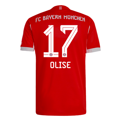 OLISE #17 Bayern Munich Domicile Maillot 2025/26 Rouge Joueur