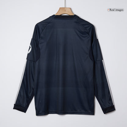 Real Madrid Extérieur Maillot Manches Longues 2025/26 Bleu marine