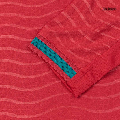 Portugal Domicile Maillot Manches Longues 2026 Rouge