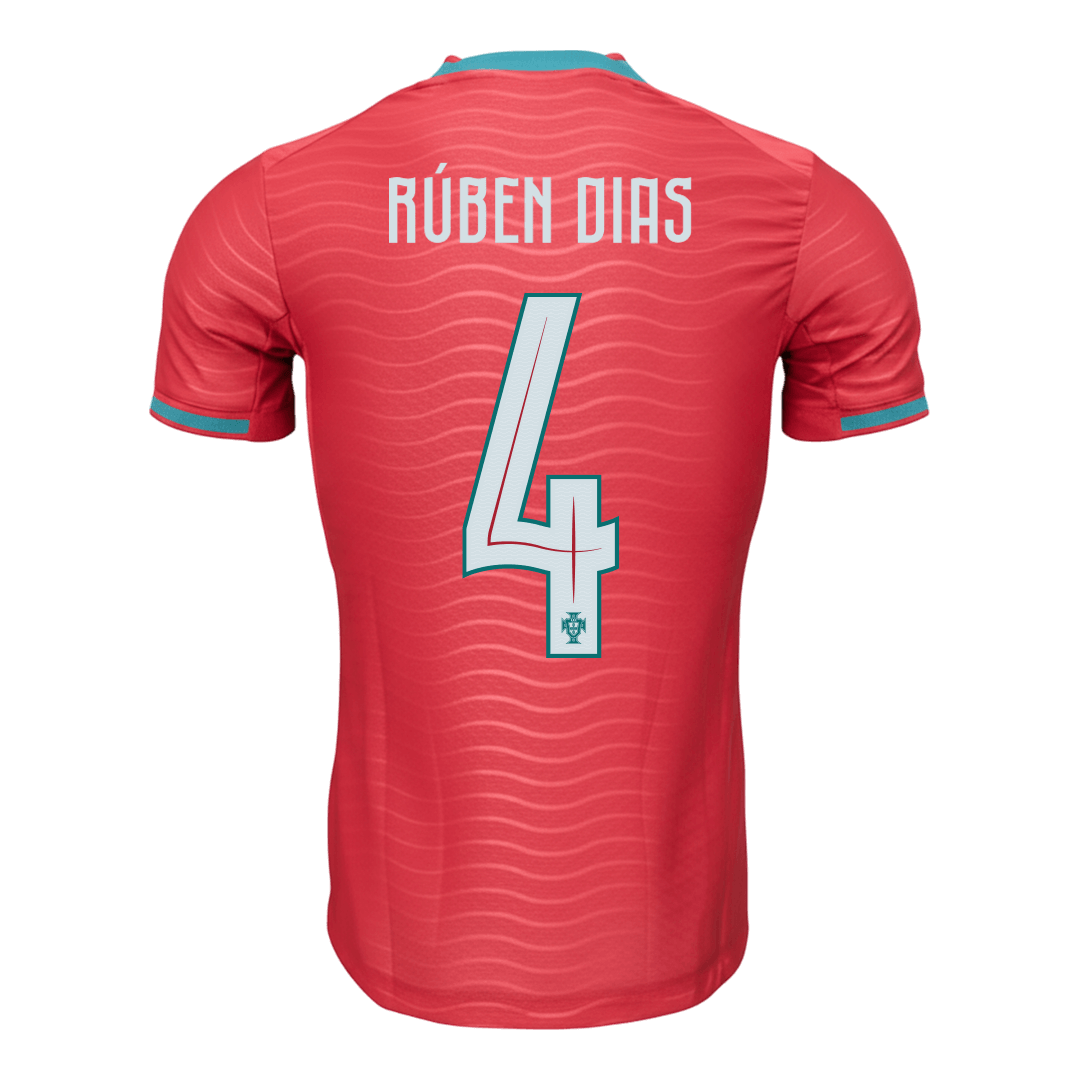 RÚBEN DIAS #4 Portugal Domicile Maillot 2026 Rouge Joueur