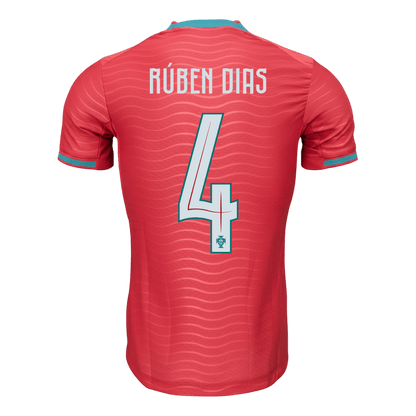 RÚBEN DIAS #4 Portugal Domicile Maillot 2026 Rouge Joueur