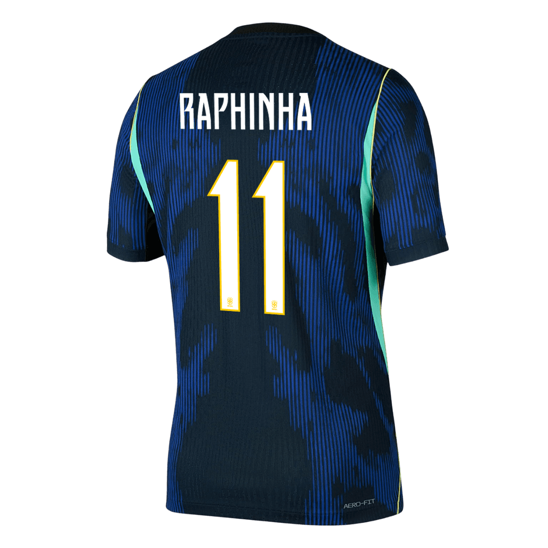 RAPHINHA #11 Brésil Extérieur Maillot 2026 Bleu marine Joueur