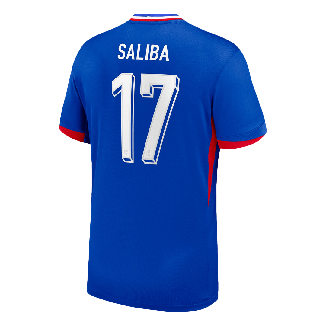 SALIBA #17 France Domicile Maillot 2024 Bleu