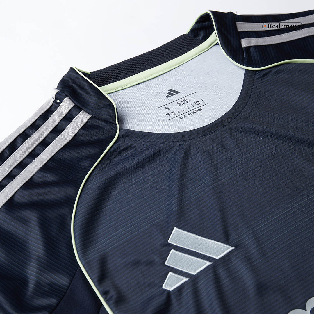 Real Madrid Extérieur Maillot Manches Longues 2025/26 Bleu marine