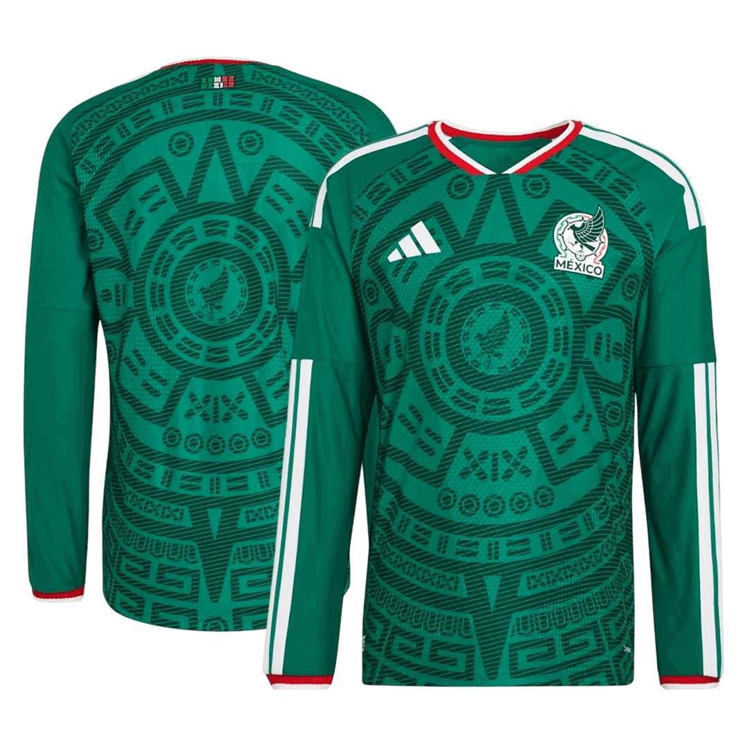 Mexique Domicile Maillot Manches Longues 2026 Vert