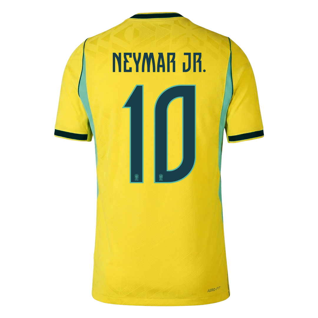 NEYMAR JR. #10 Brésil Domicile Maillot 2026 Jaune Joueur