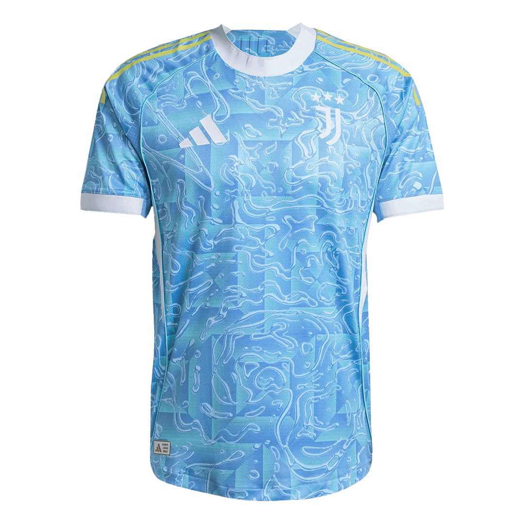Juventus Extérieur Maillot 2025/26 Bleu Joueur
