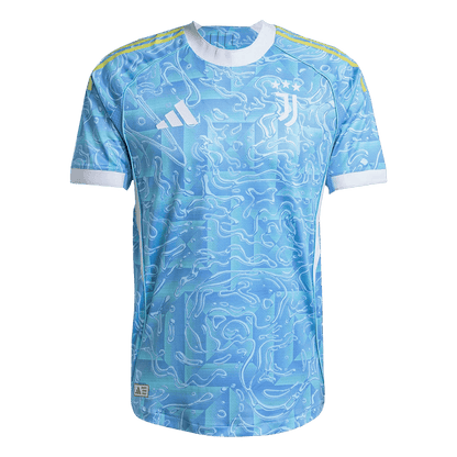 Juventus Extérieur Maillot 2025/26 Bleu Joueur
