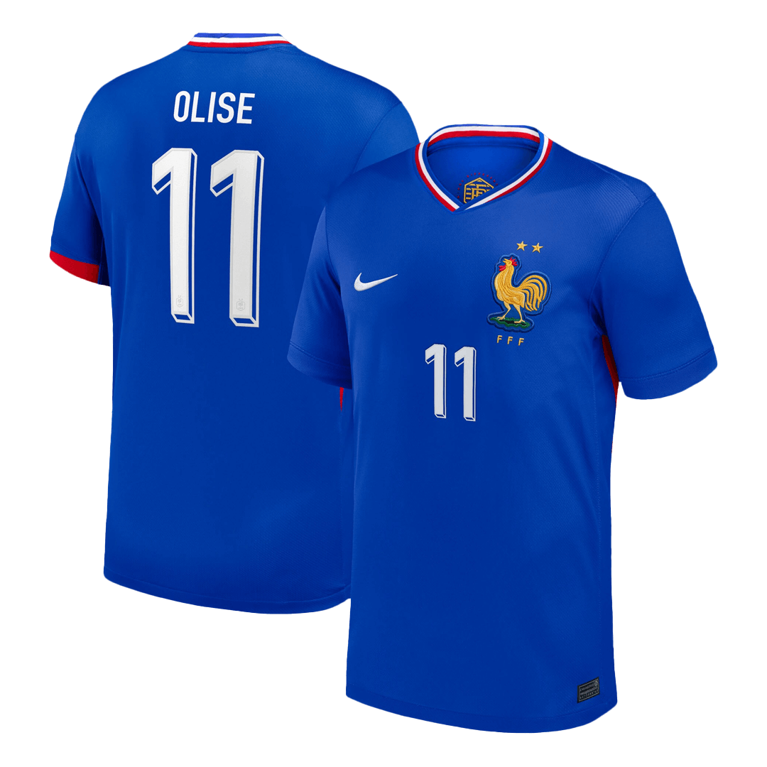 OLISE #11 France Domicile Maillot 2024 Bleu