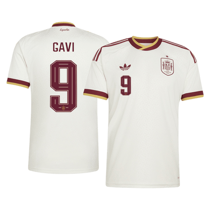GAVI #9 Espagne Extérieur Maillot 2026 Blanc