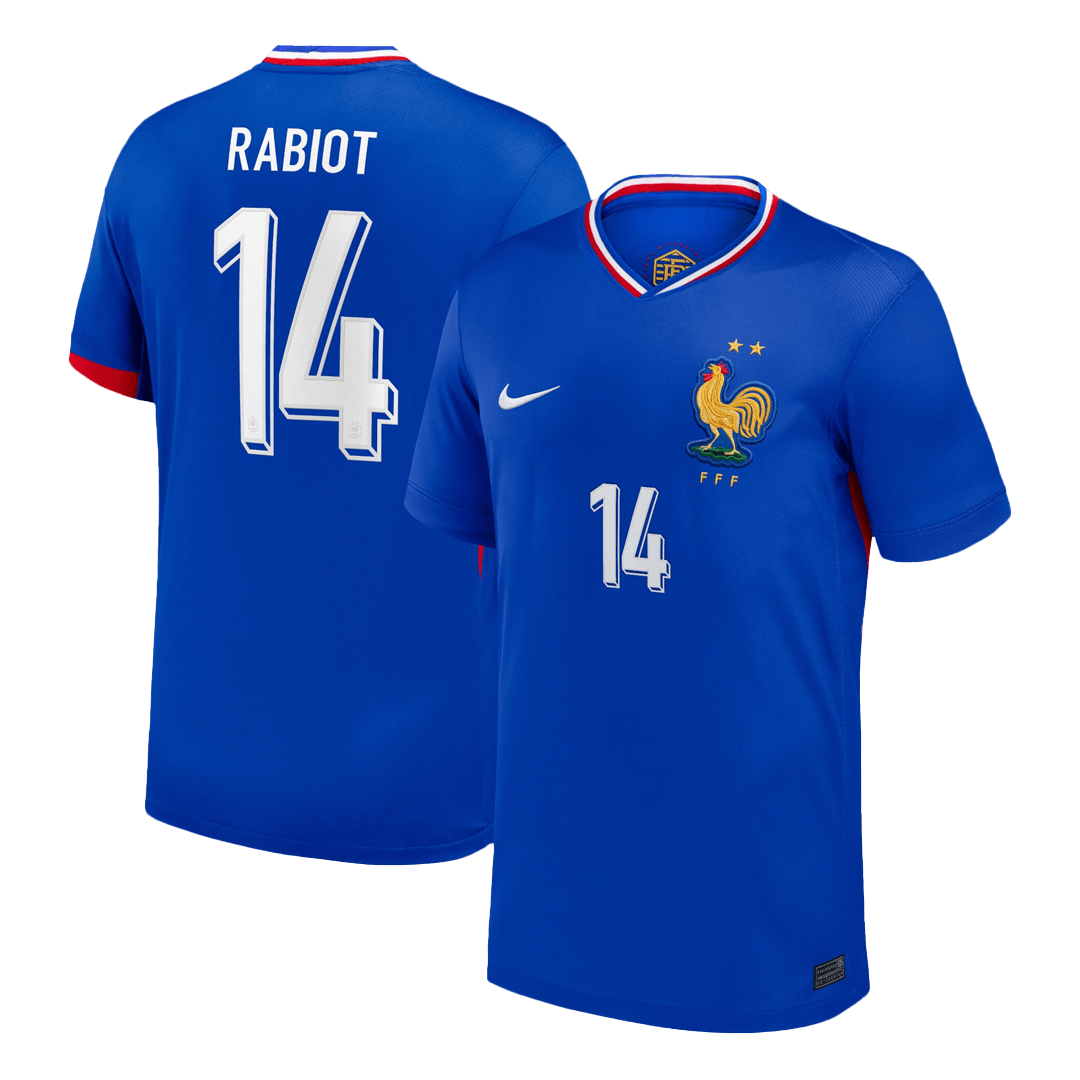 RABIOT #14 France Domicile Maillot 2024 Bleu