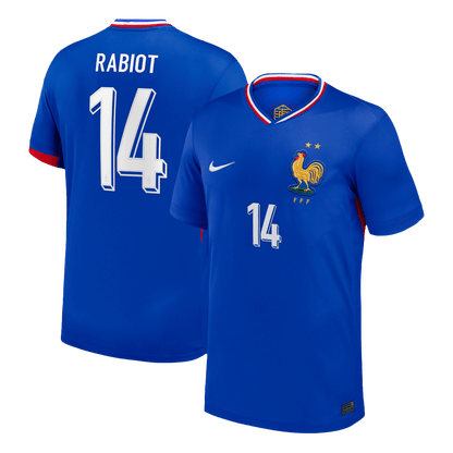 RABIOT #14 France Domicile Maillot 2024 Bleu