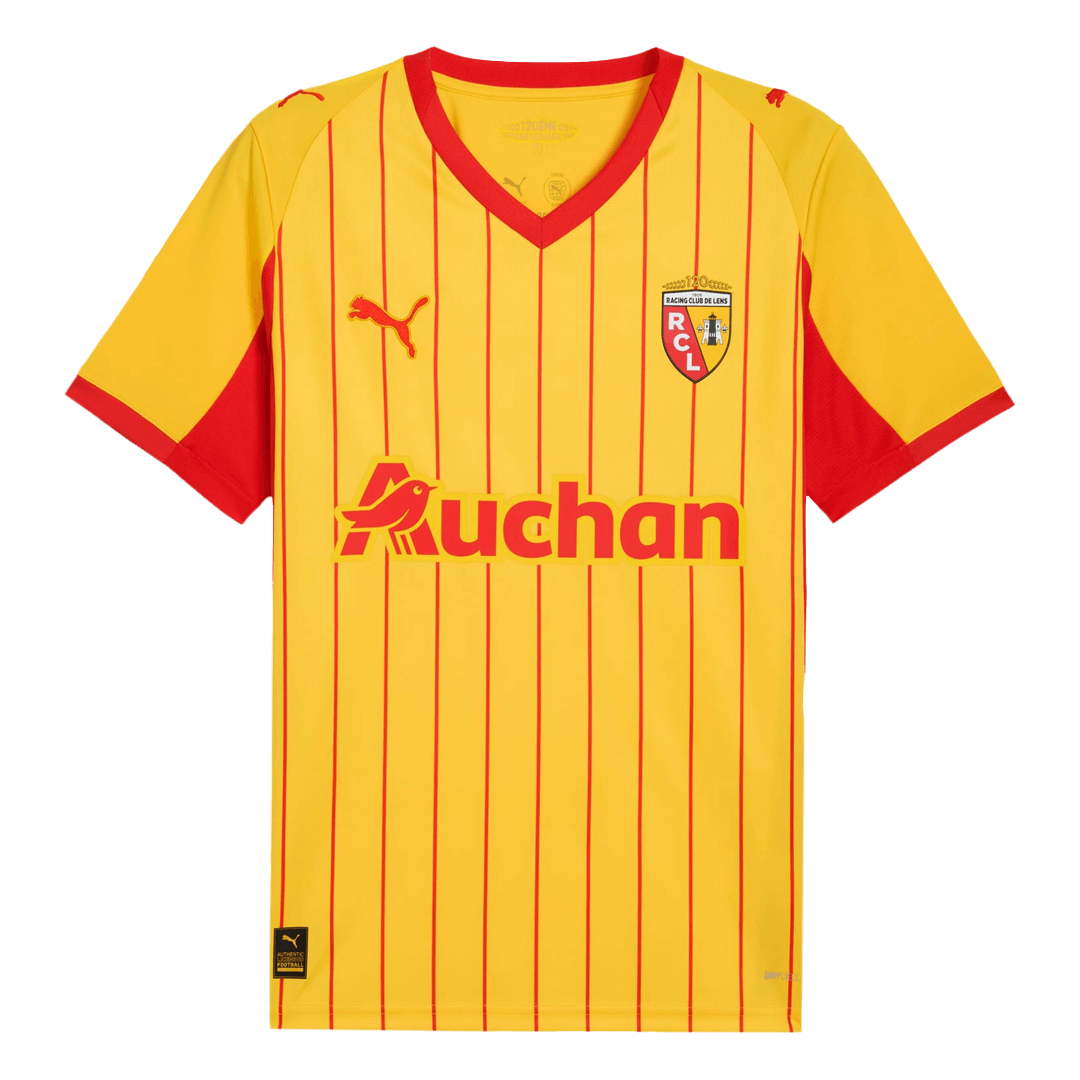 RC Lens Domicile Maillot 2025/26 Rouge&Jaune Grande Taille