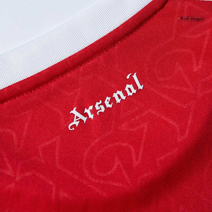 Arsenal Domicile Maillot Kit 2025/26 Enfant Rouge