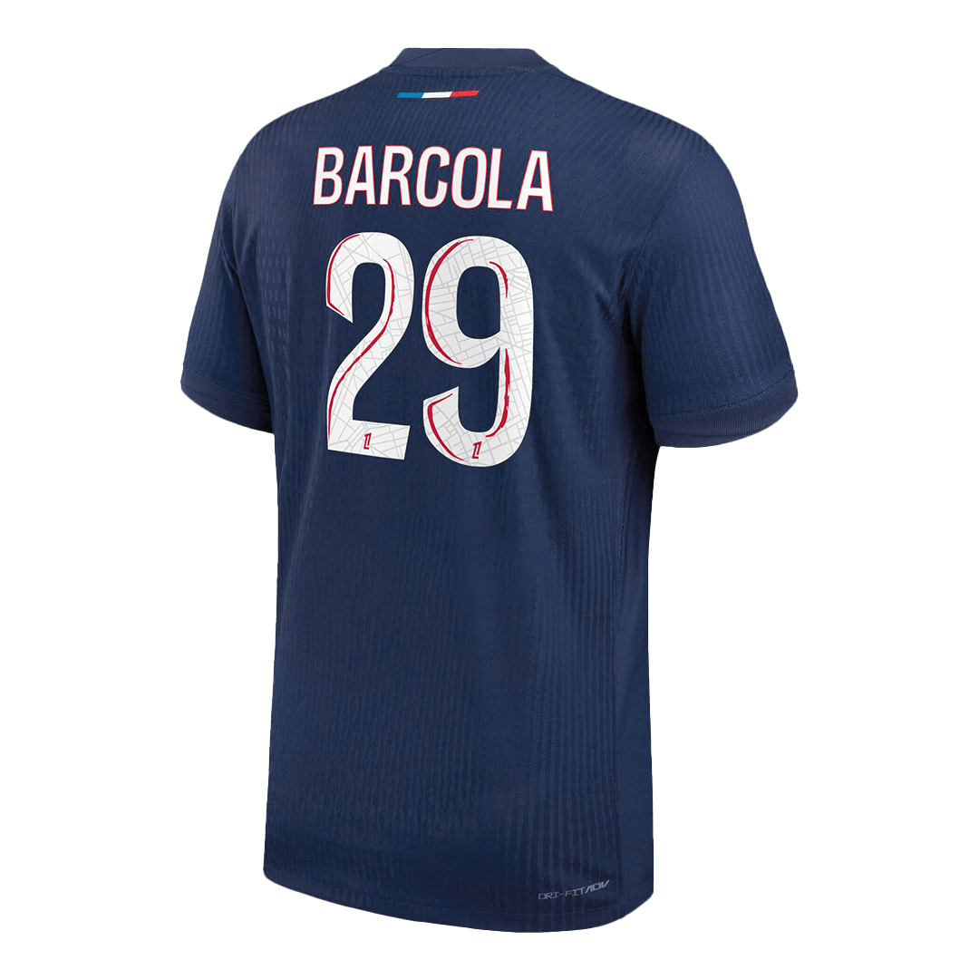 BARCOLA #29 Les Parisiens Domicile Maillot 2024/25 Bleu marine Joueur