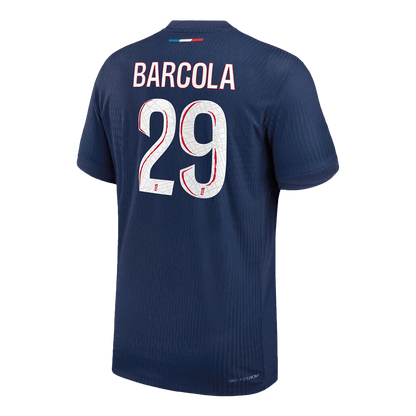 BARCOLA #29 Les Parisiens Domicile Maillot 2024/25 Bleu marine Joueur
