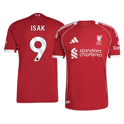 ISAK #9 Liverpool Domicile Maillot 2025/26 Rouge Joueur