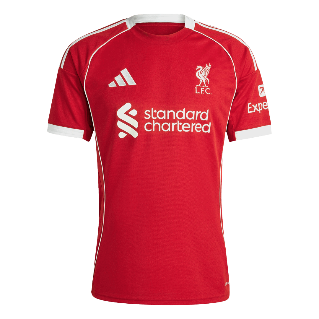 VIRGIL #4 Liverpool Domicile Maillot 2025/26 Rouge