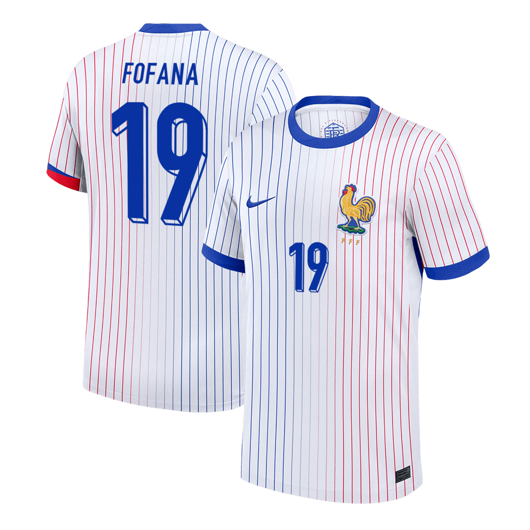 FOFANA #19 France Extérieur Maillot 2024 Blanc