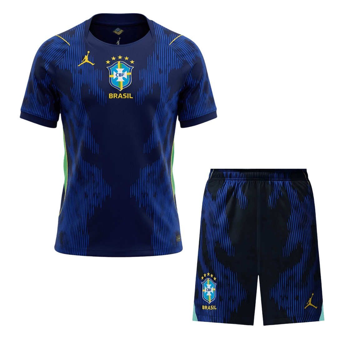 Brésil Extérieur Maillot Kit 2026 Bleu