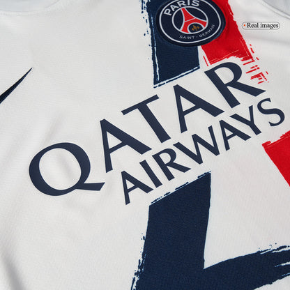 O.DEMBÉLÉ #10 Les Parisiens Extérieur Maillot 2024/25 Blanc - UCL
